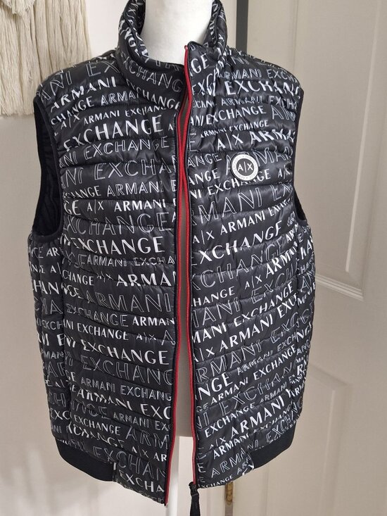 Armani Exchange Other - Armani Exchange Men's Black and White Vest Size L